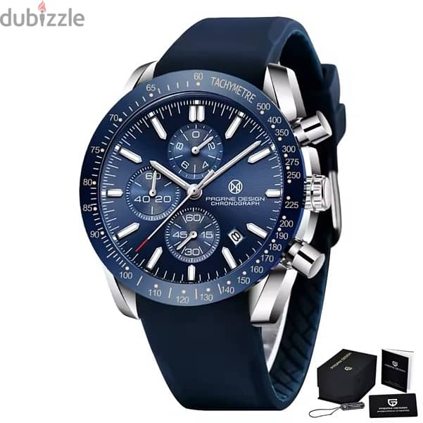 PAGANI DESIGN Fashion Mens Watches Chronograph Sports Waterproof 3