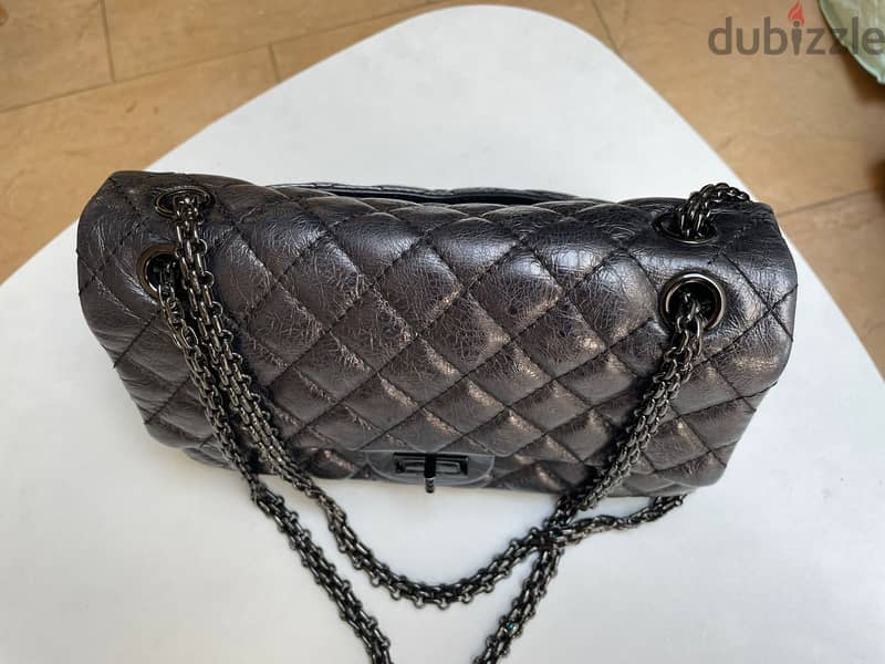 Used Chanel authentic leather handbag 8