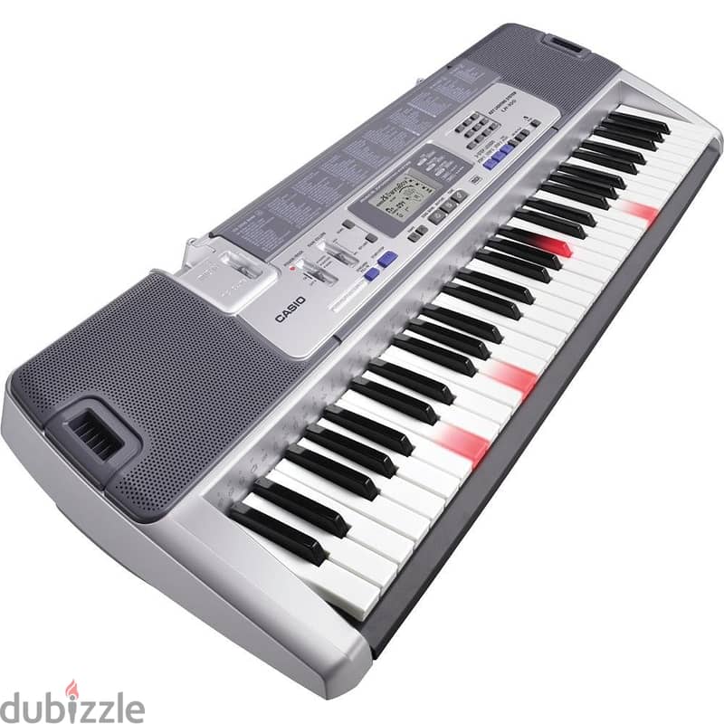 بيانو كاسيو 5 اوكتاف غربى وبيتوصل ميدى Casio LK100 Lighted Keyboard W 0