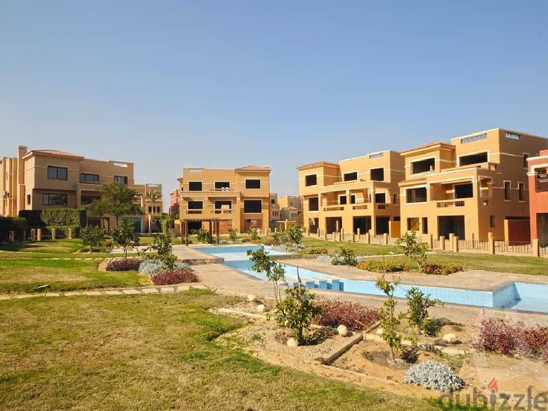 فيلا تاون هاوس للبيع 205م 4 غرف في القطامية جاردنز Katameya Gardens 0