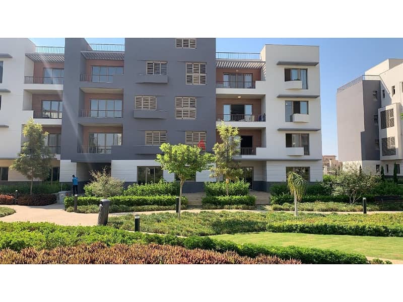 شقة بحديقة فيو مميز في كمبوند ايونApartment with garden Aeon marakez 0