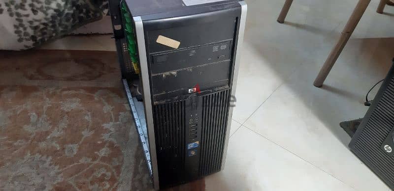 كيسة hp compaq 8000 بالمازربورد والمعالج 2