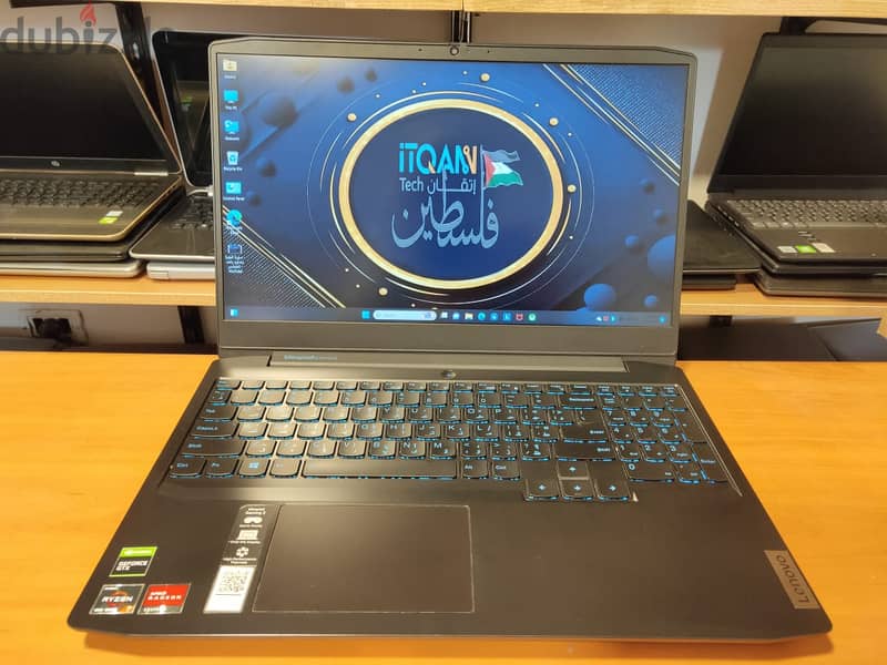 lenovo ryzen 7 + nvidia gtx 1650 4gb+ amd 512mb+ 120hz+ ويندوز اوريجين 1