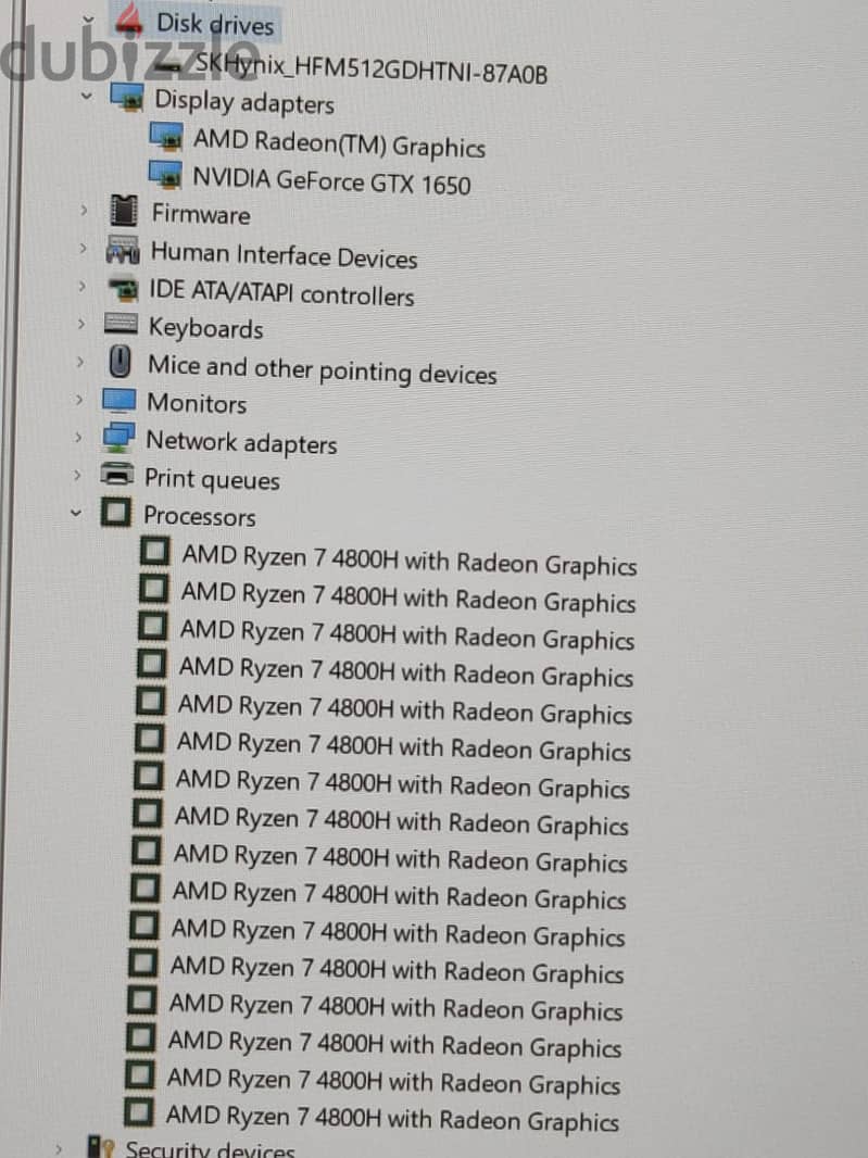 lenovo ryzen 7 + nvidia gtx 1650 4gb+ amd 512mb+ 120hz+ ويندوز اوريجين 8