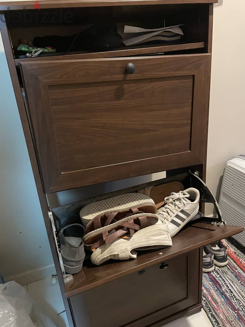 Ikea Shoe Cabinet 61x30x130 cm, جزامة من أيكيا 1