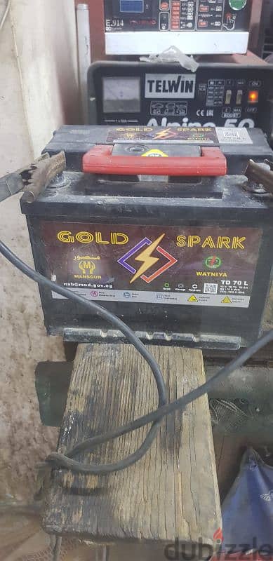 بطارية مستعملة ٧٠ امبير GOLD SPARK TD 70L