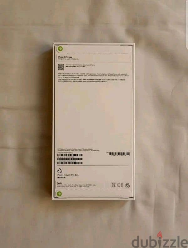 iphone 16 pro max 256 gb desert titanium sealed 2