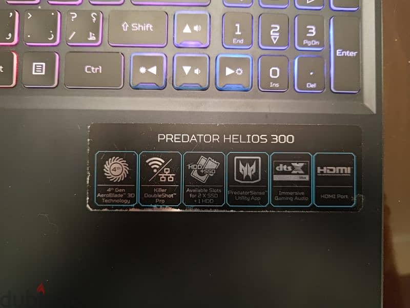 Acer predator Helios 300 PH315-53 6