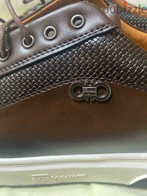 ferragomo men shoes ( new ) size 44 6