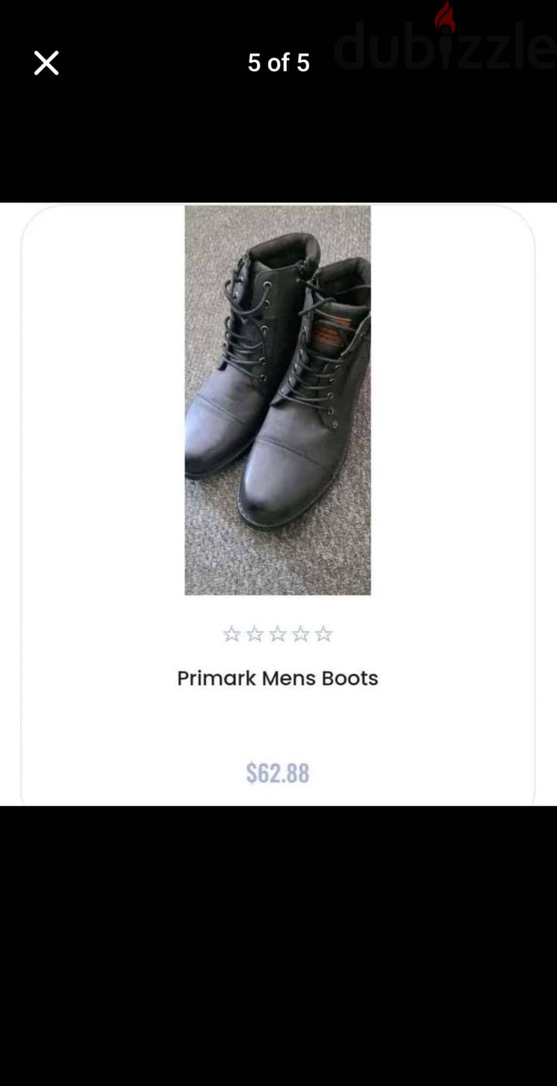 حذاء نص بوت ماركة بريمارك  - Primark working boots 4