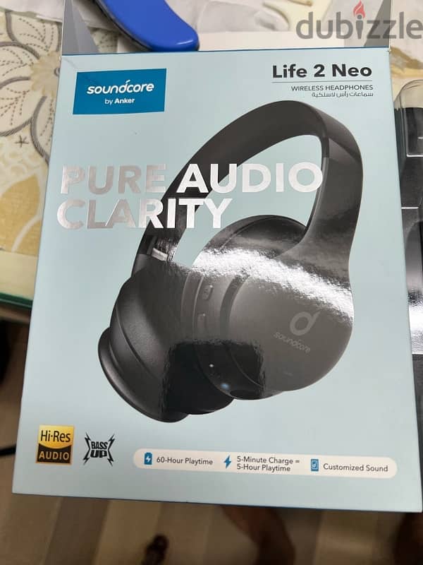 Anker Soundcore Life 2 Neo Headset انكر ساوند كور لايف 2 نيو سماعة راس 2