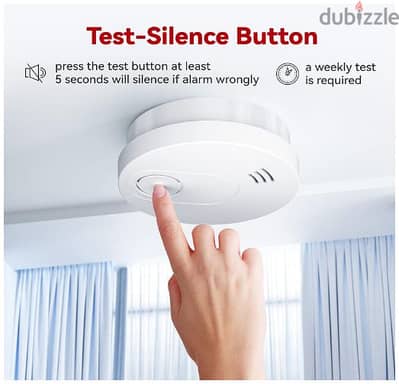 SITERLINK Fire Smoke Detector Alarm  انذار حريق