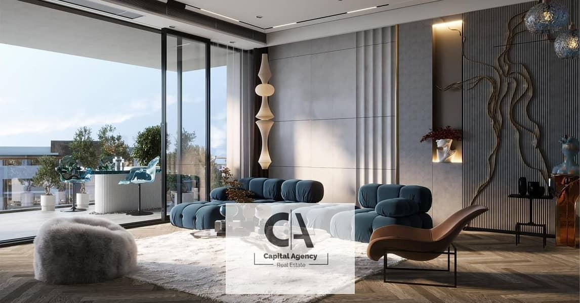 Apartment for sale in the heart of the Fifth Settlement in Acasa Mia Compound next to Al Marasem | Only 10% down payment Double View 0