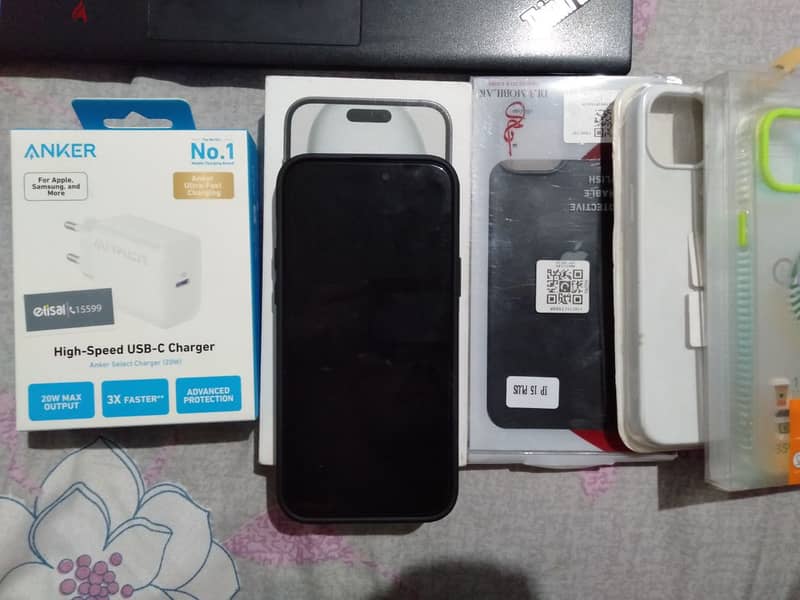 iphon 15 plus 128black ايفون 0