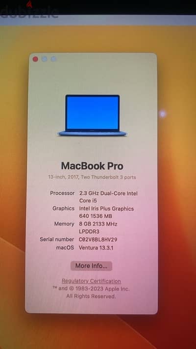 Macbook pro 2017