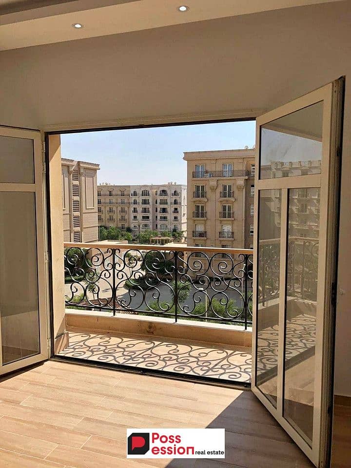 Apartment for sale in Hyde Park Compound, New Cairo, in the heart of the compound, minutes from the American University fully finished in installmets 0