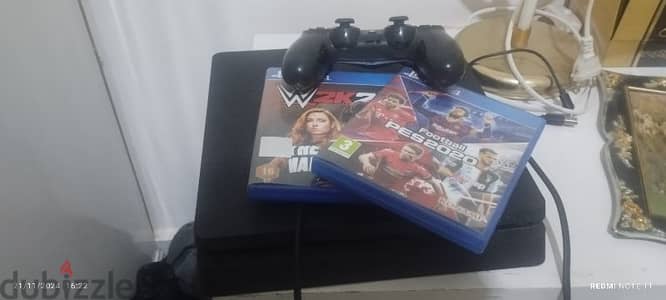 PS4 SLIM WITH GAMES