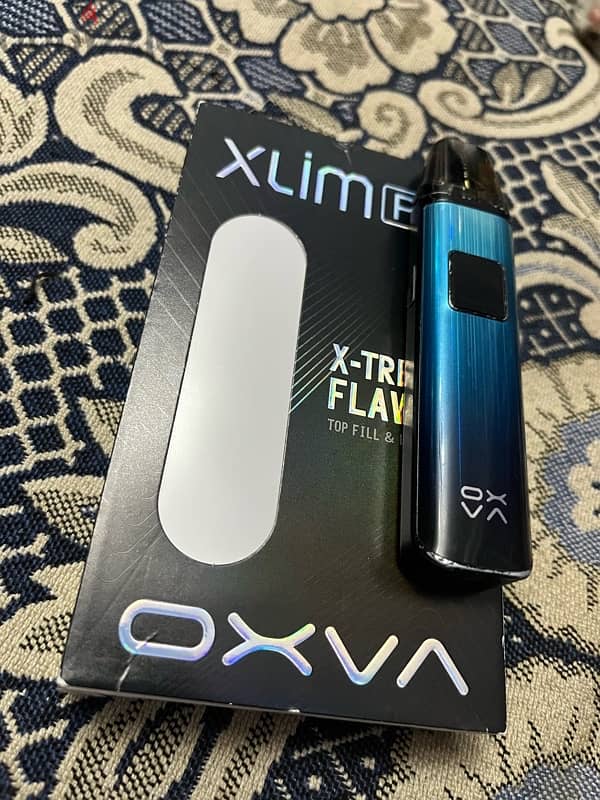 oxva xlim pro dark blue 0