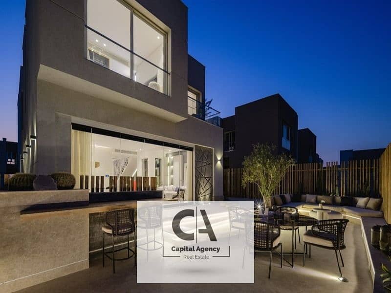 A distinctive penthouse for sale in equal installments in the heart of October Badya Palm Hills Compound 0