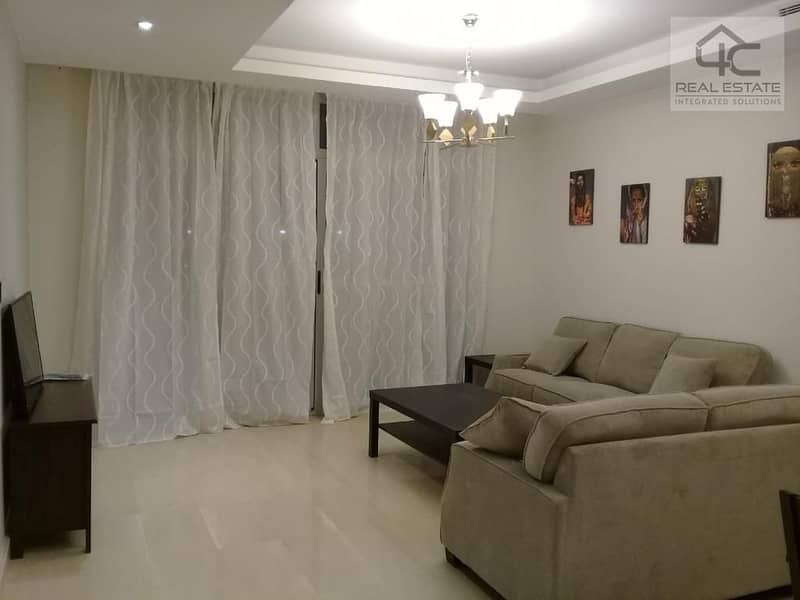 For sale, an apartment with a garden, 140 sqm, fully finished and furnished, 2 rooms, 3 bathrooms, at less than the asking price, in Amazing Location, 0