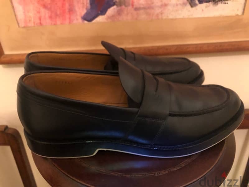 HUGO BOSS LOAFERS, Mod. Rebel_Loaf_bc, Size 8 us Dark Blue 0