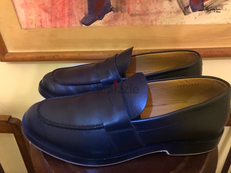 HUGO BOSS LOAFERS, Mod. Rebel_Loaf_bc, Size 8 us Dark Blue 3