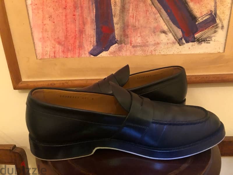 HUGO BOSS LOAFERS, Mod. Rebel_Loaf_bc, Size 8 us Dark Blue 5