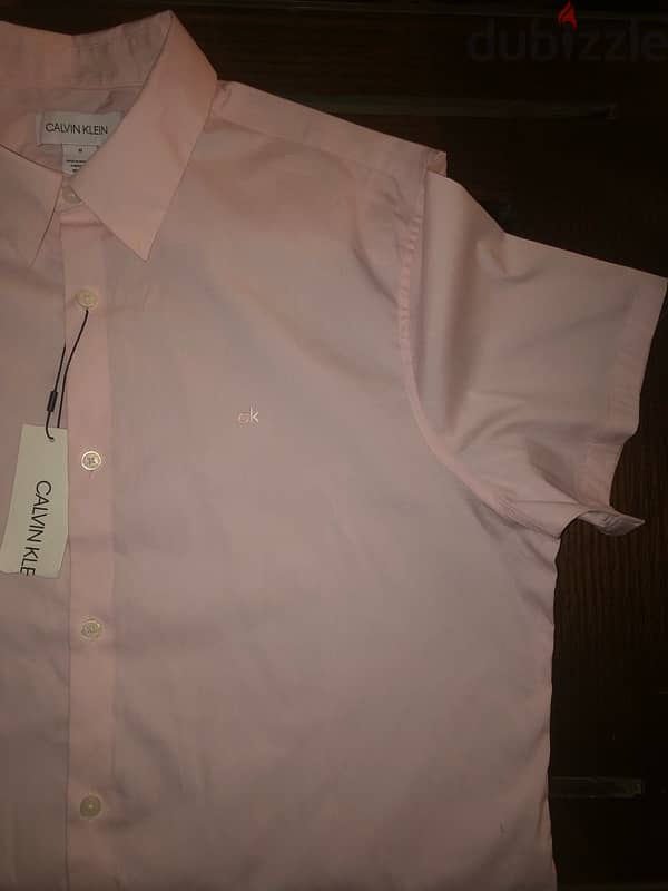 calvin klein men's rose short sleeve shirt 2