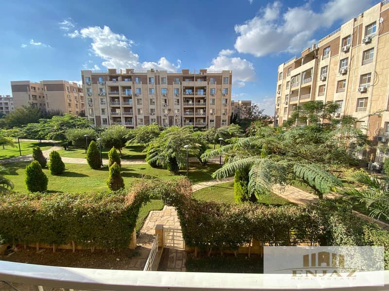 Aprt for sale in madinaty B7 super lux finishing garden view 96sq 0