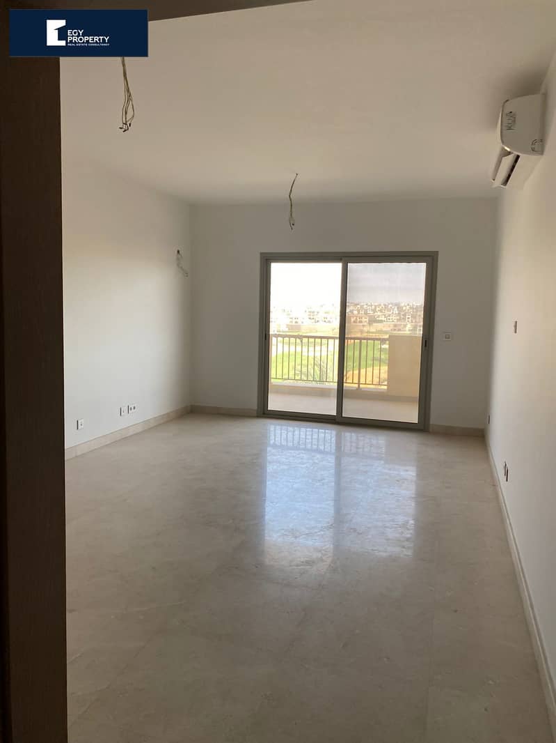 Fully Finished Apartment with ACs Pool and Garden View for sale in Mokattam Ready to Move 0