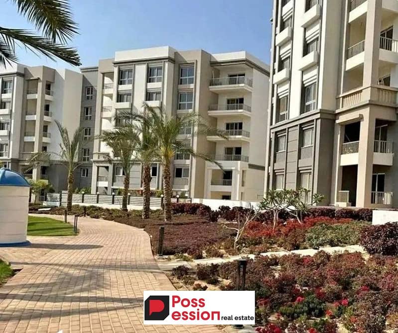 Apartment for sale, fully finished, in Hyde Park Compound, Fifth Settlement, next to Mountain View iCity and near AUC 0