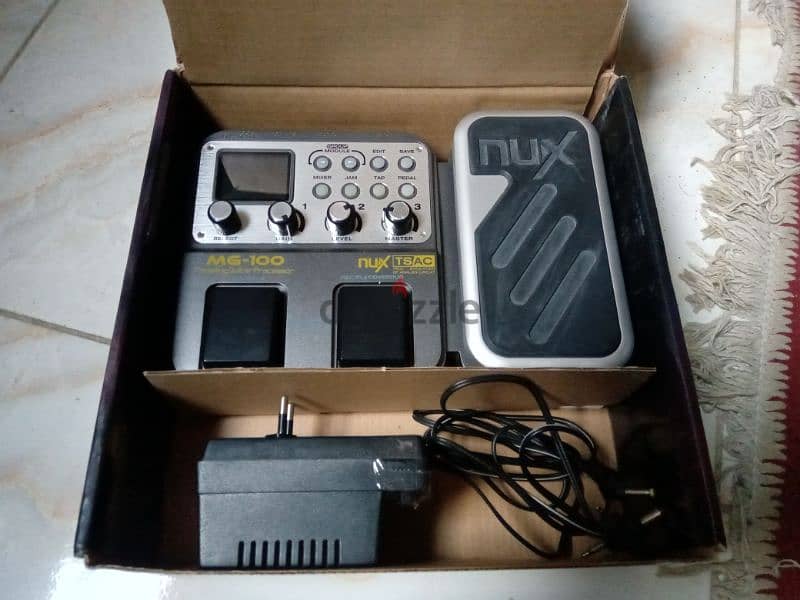 nux mg100 guitar multi effects 1