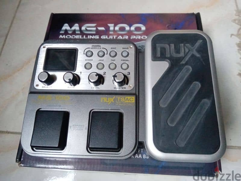 nux mg100 guitar multi effects 2