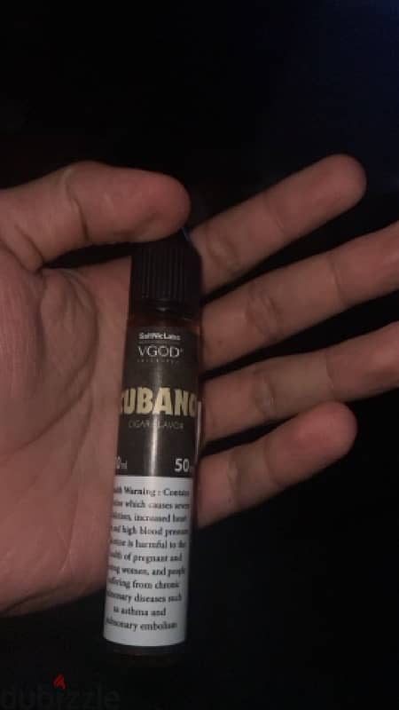 V god CUBANO cigar flavor 50mg 1