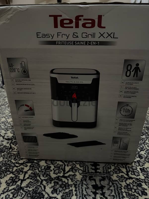 Tefal air fryer 6,5 litre تيفال اير فراير ٦. ٥ لتر بها فاصل للدرج 2