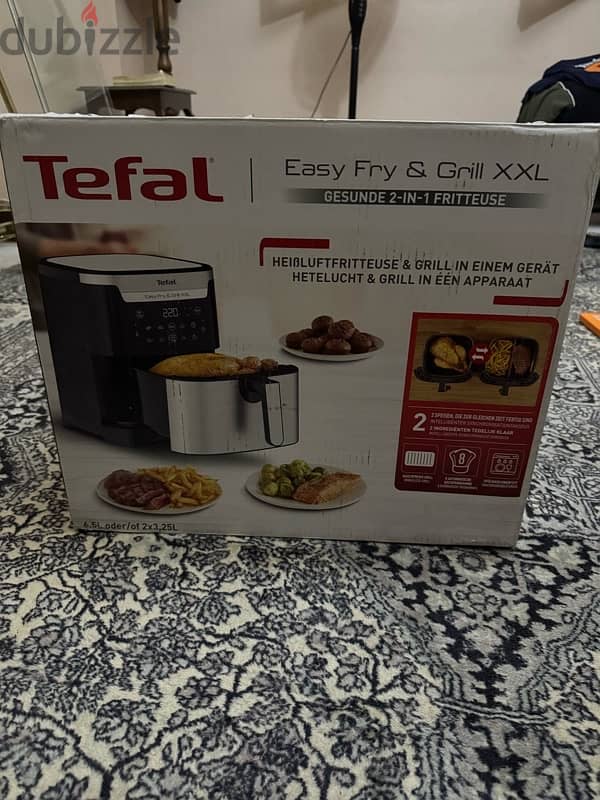 Tefal air fryer 6,5 litre تيفال اير فراير ٦. ٥ لتر بها فاصل للدرج 4