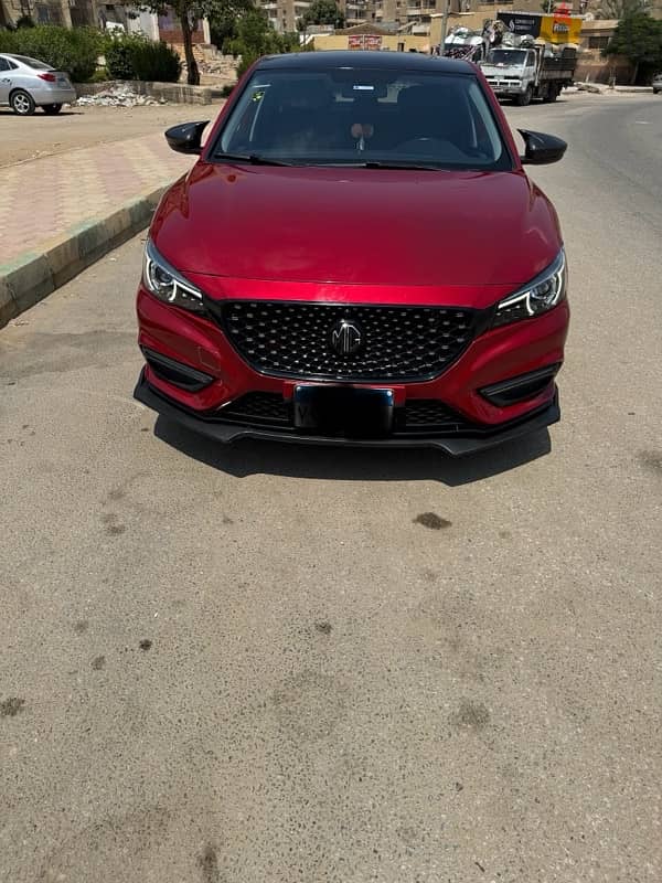 MG 6 2021 luxury Red interior 0