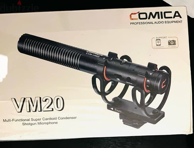 مايك Comica Audio CVM-VM20 Camera-Mount Shotgun Microphone 0