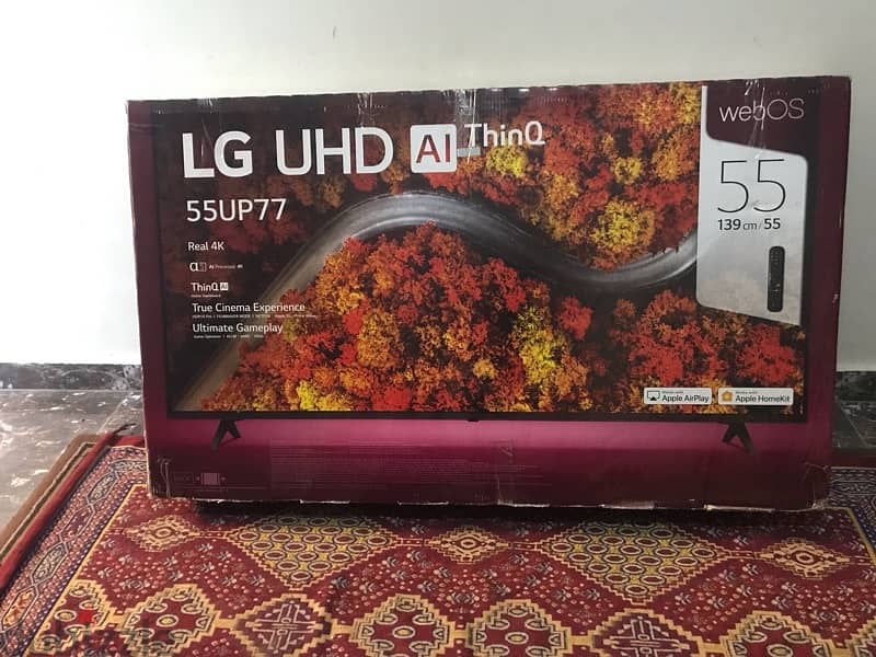 شاشة LG smart 4K 55 0