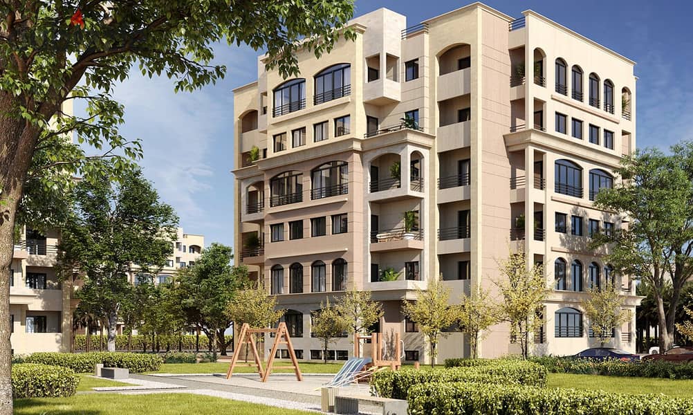 A 3-bedroom apartment in the heart of the New Administrative Capital, located in Al Maqsed Compound 0