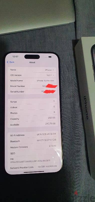 Iphone 15 Pro Max 256 From Sweden 5