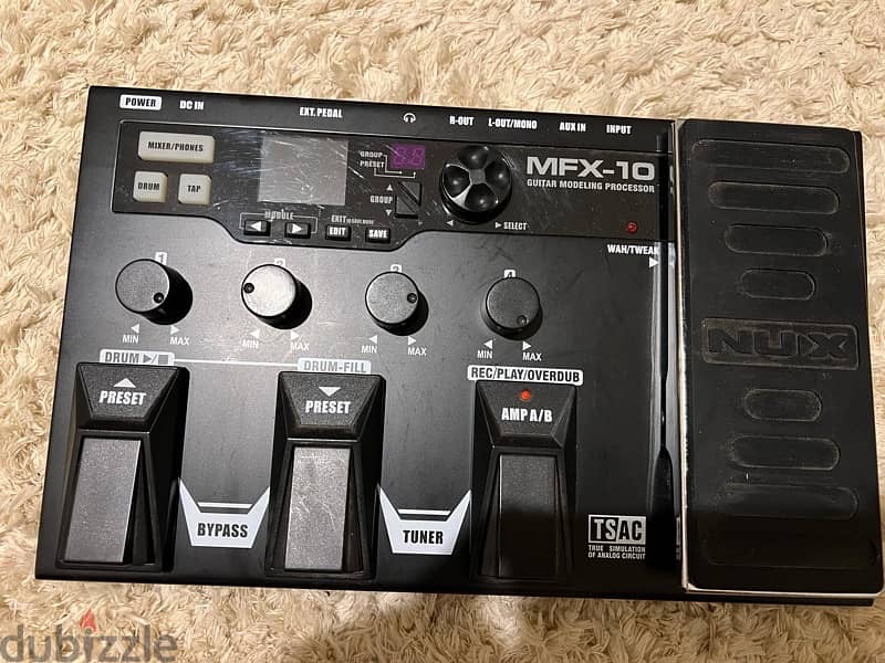 multi effect nux mfx-10 1