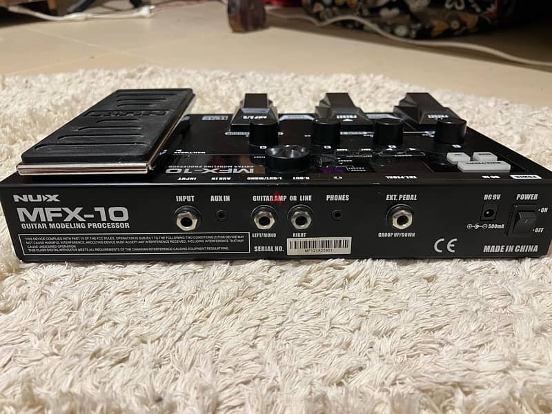 multi effect nux mfx-10 2