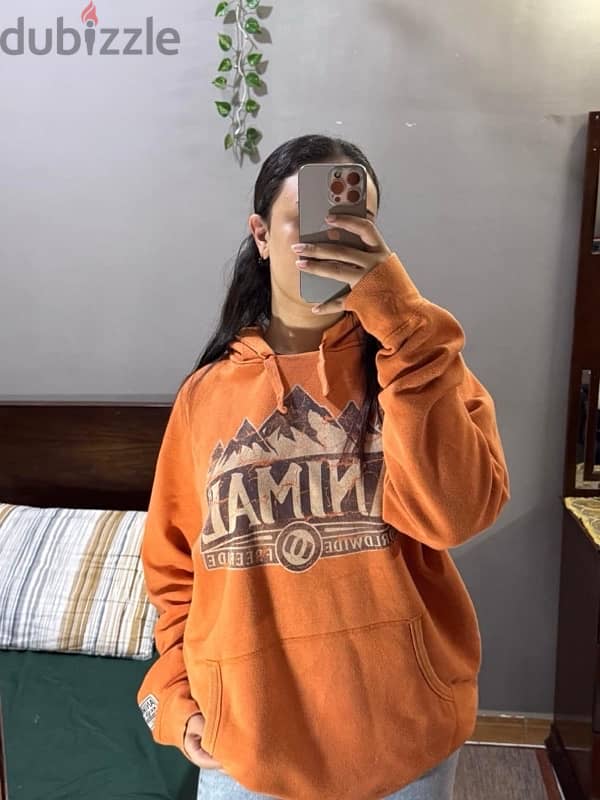 hoodie orange “new” 0