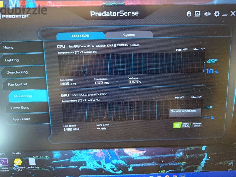 Acer predator Helios 300 PH315-53 4