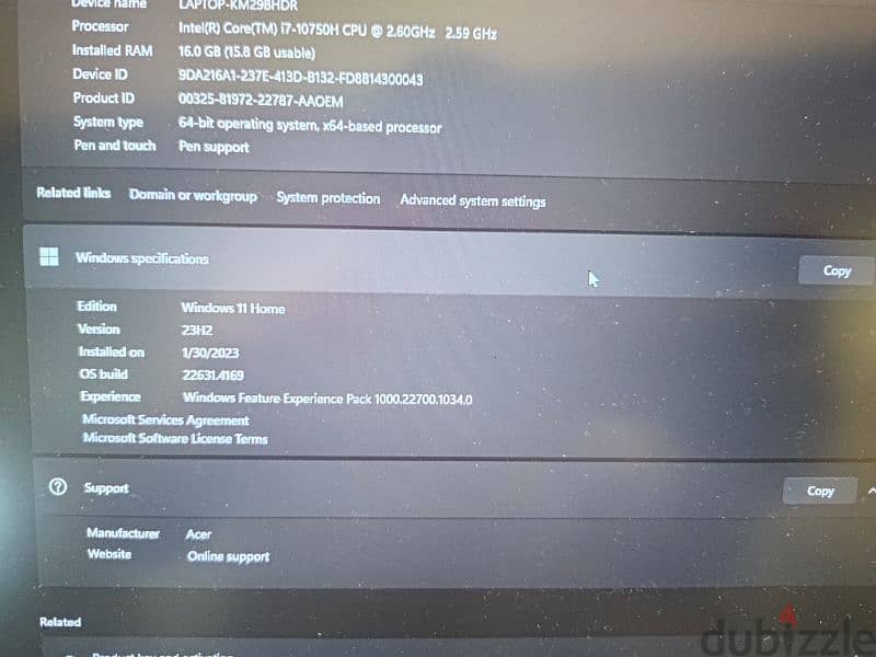 Acer predator Helios 300 PH315-53 8