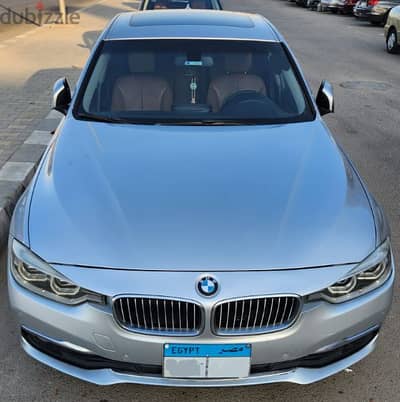 BMW 320 2016 luxury - silver x brown