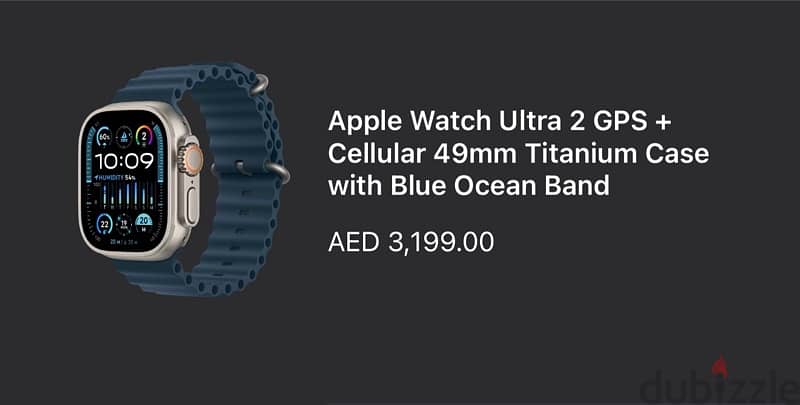 Apple Watch Ultra 2  with Blue Ocean Band New sealed 2