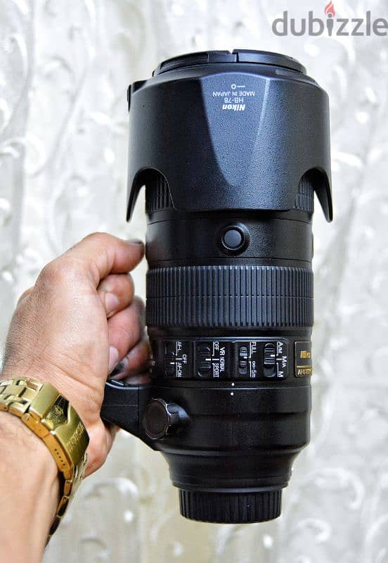 لينس نيكون 200-70 F2.8E FL ED VR أحدث إصدار 6