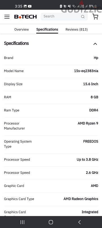 Hp 15s eq2383nia 1